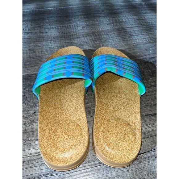 Fitflop x Yinka Ilori Water-Resistant Neoprene Slides Sandals size 8.5 - Picture 2 of 6